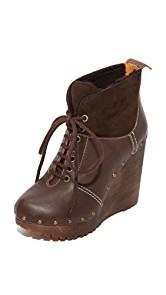 See by Chloe Clive Platform Lace Up Booties