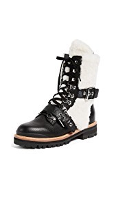 Sigerson Morrison Iris Shealing Buckle Boots