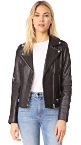 Soia &amp; Kyo Jasmina Moto Leather Jacket