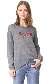 SUNDRY Love Patches Sweater