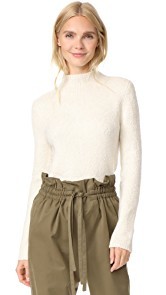 TSE Cashmere Long Sleeve Mock Neck
