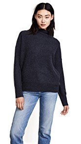 Vince Funnel Neck Cashmere Pullover