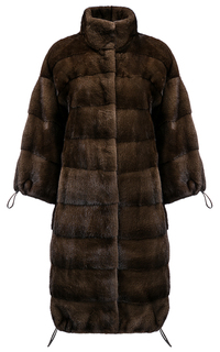 Пальто из аукционного меха норки KOPENHAGEN FUR Fellicci