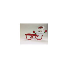 Новогодние очки Дед Мороз из полипропилена с декором из нетканого материала Magic Time
