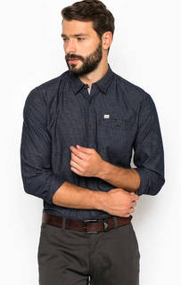 Приталенная рубашка в полоску Tom Tailor