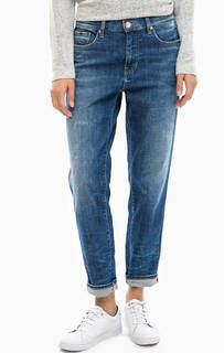 Джинсы бойфренд с легкими заломами Gas