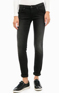 Темно-серые джинсы скинни Gas