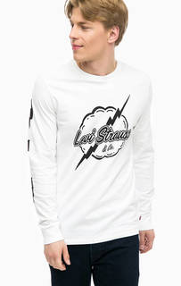 Хлопковая футболка с контрастным принтом Levis®