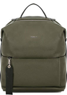 Вместительный кожаный рюкзак Furla