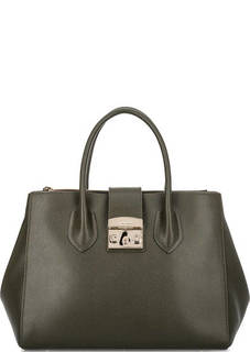 Кожаная сумка с плечевым ремнем Furla