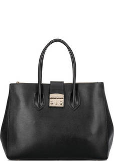 Вместительная сумка из натуральной кожи Furla