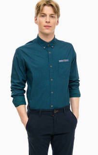 Хлопковая приталенная рубашка Tom Tailor