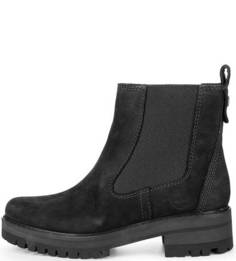 Демисезонные полусапоги из нубука Timberland