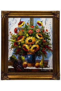 Картина "Подсолнухи в вазе" Helen & John Art