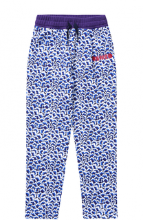Хлопковые брюки с принтом Kenzo