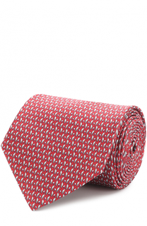 Комплект из шелкового галстука и платка Lanvin