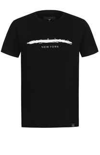 Хлопковая футболка с принтом Rag&amp;Bone Rag&Bone