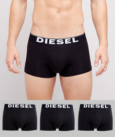 3 пары боксеров-брифов из эластичного хлопка Diesel - Черный