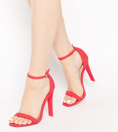 Cандалии на каблуке ASOS HARNESS - Красный