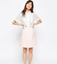 Мини-юбка с запахом Le Kilt for ASOS - Мульти