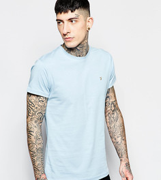 Эксклюзивная футболка слим с логотипом F Farah - Фиолетовый