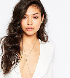 Ожерелье в восточном стиле с камнями ASOS - Золотой