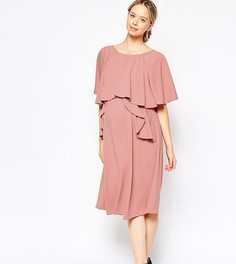 Платье миди для беременных ASOS Maternity - Фиолетовый
