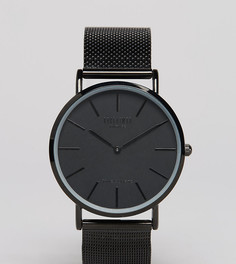 Черные классические часы с сетчатым браслетом Reclaimed Vintage Inspired эксклюзивно для ASOS - Черный