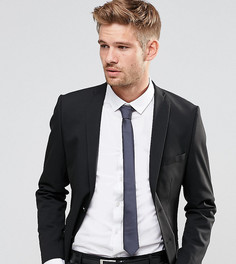 Пиджак узкого кроя из эластичной ткани Selected Homme - Черный