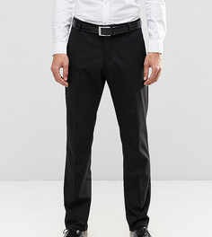 Брюки слим из эластичной ткани Selected Homme - Черный