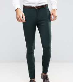 Суперузкие брюки стретч Selected Homme - Зеленый