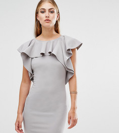Платье мини с оборкой Missguided - Серый