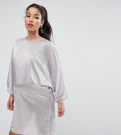 Платье мини для беременных в стиле oversize ASOS Maternity - Серый