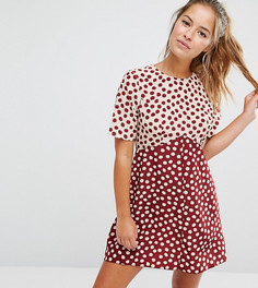 Платье в горошек ASOS PETITE Выбирай и комбинируй - Мульти