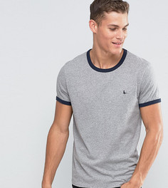 Серая футболка классического кроя Jack Wills Ringer - Серый