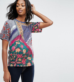 Футболка для беременных с платочным принтом ASOS Maternity - Мульти