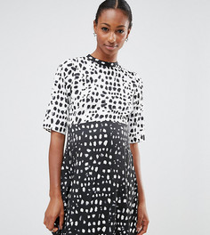 Свободное платье с леопардовым принтом ASOS Maternity - Мульти
