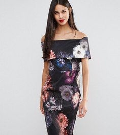 Платье-футляр миди с открытыми плечами ASOS TALL - Мульти
