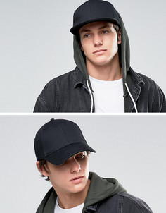 2 черные бейсболки ASOS - СО СКИДКОЙ - Черный