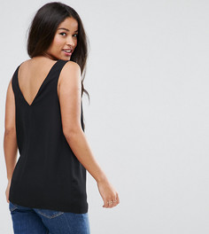 Топ для беременных с V-образным вырезом спереди и сзади ASOS Maternity - Черный