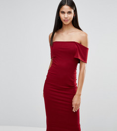 Облегающее платье миди ASOS TALL - Красный