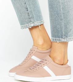 Полосатые кроссовки со шнурками ASOS DELPHINE - Бежевый