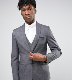 Приталенный пиджак Burton Menswear - Серый