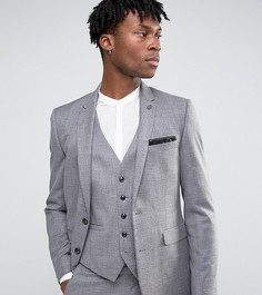 Фактурный пиджак слим Burton Menswear - Серый