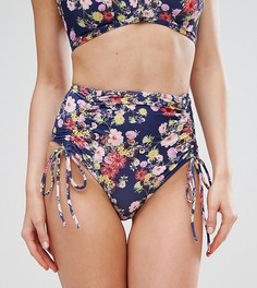 Плавки бикини с цветочным принтом эксклюзивно для ASOS FULLER BUST - Мульти