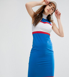 Платье миди с высокой горловиной Le Coq Sportif эксклюзивно для ASOS - Мульти