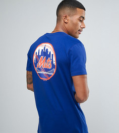 Удлиненная футболка Majestic Mets эксклюзивно для ASOS - Синий