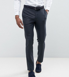 Синие фактурные брюки скинни ASOS TALL WEDDING - Синий