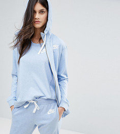 Голубой классический спортивный худи на молнии Nike эксклюзивно для ASOS - Мульти