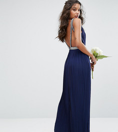 Платье макси TFNC WEDDING - Темно-синий